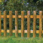 Vedação em meios troncos