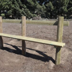 Banco de merenda com encosto