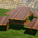 Mesa de exterior grande