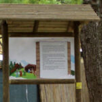 Placard informativo zona de descanso