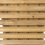 Caixote de lixo tratamento em castanho